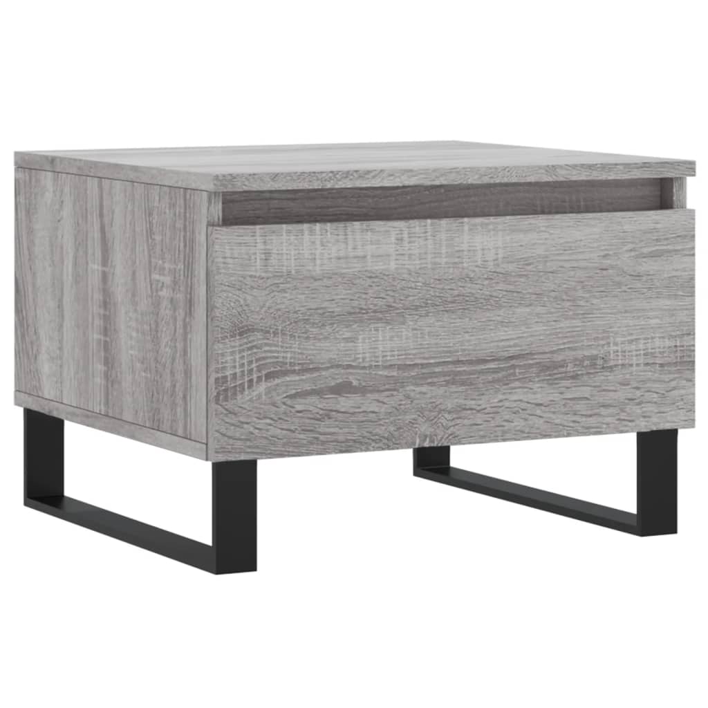 Tables basses 2 pcs sonoma gris 50x46x35 cm bois d’ingénierie - Tables basses