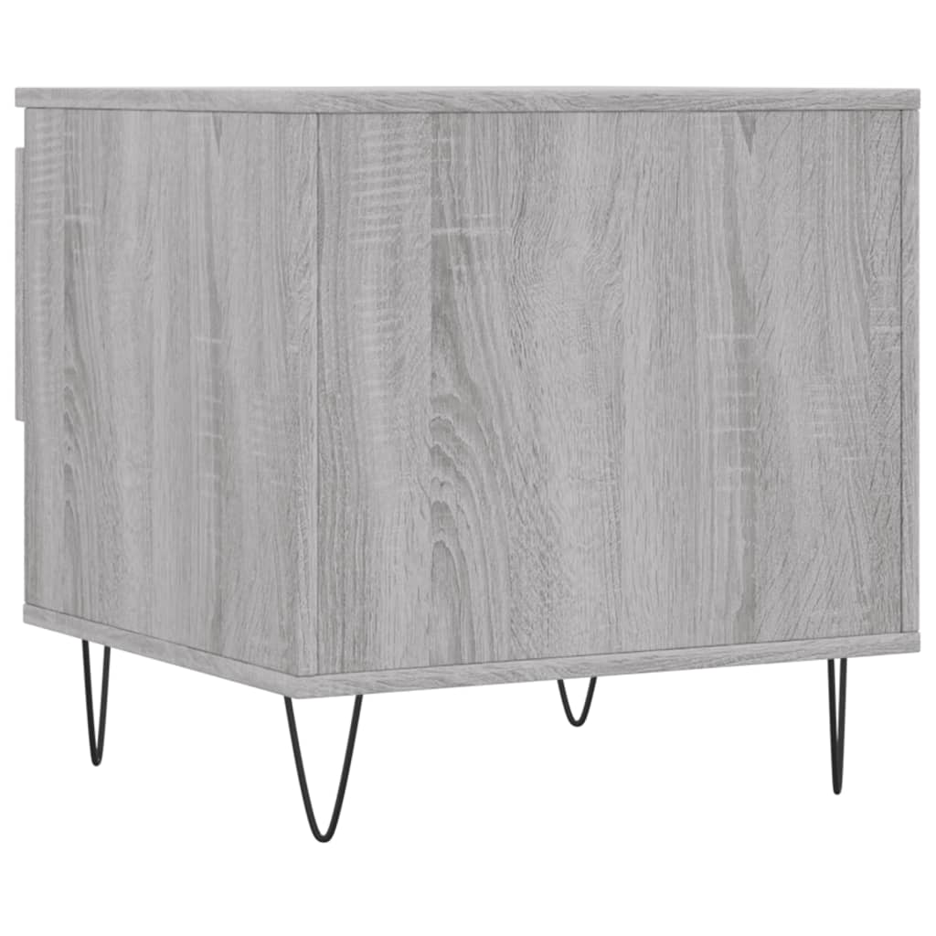 Tables basses 2 pcs sonoma gris 50x46x50 cm bois d’ingénierie - Tables basses