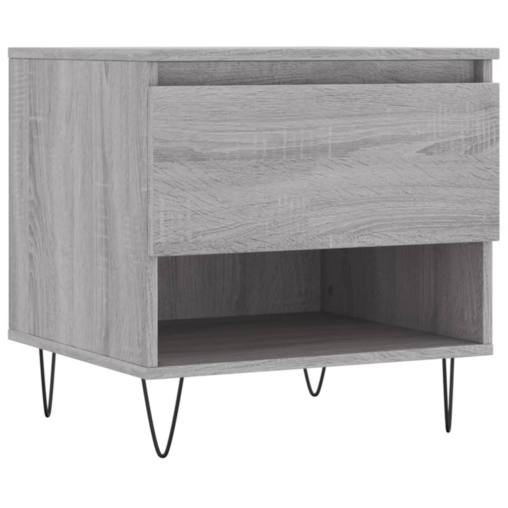 Tables basses 2 pcs sonoma gris 50x46x50 cm bois d’ingénierie - Tables basses