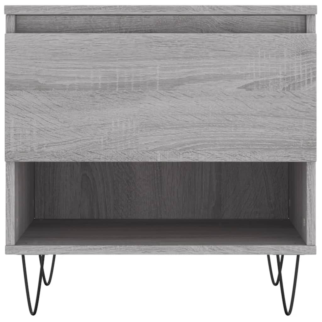 Tables basses 2 pcs sonoma gris 50x46x50 cm bois d’ingénierie - Tables basses