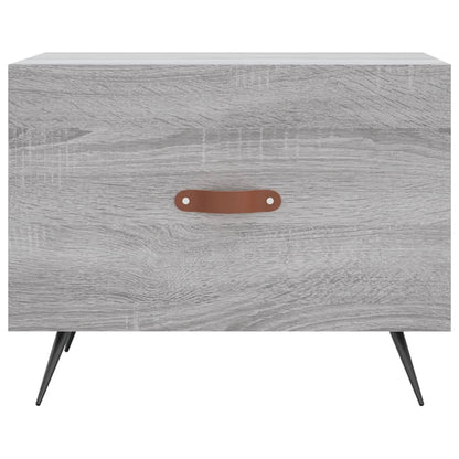 Tables basses 2 pcs sonoma gris 50x50x40 cm bois d’ingénierie - Tables basses