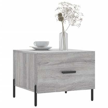 Tables basses 2 pcs sonoma gris 50x50x40 cm bois d’ingénierie - Tables basses