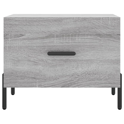 Tables basses 2 pcs sonoma gris 50x50x40 cm bois d’ingénierie - Tables basses