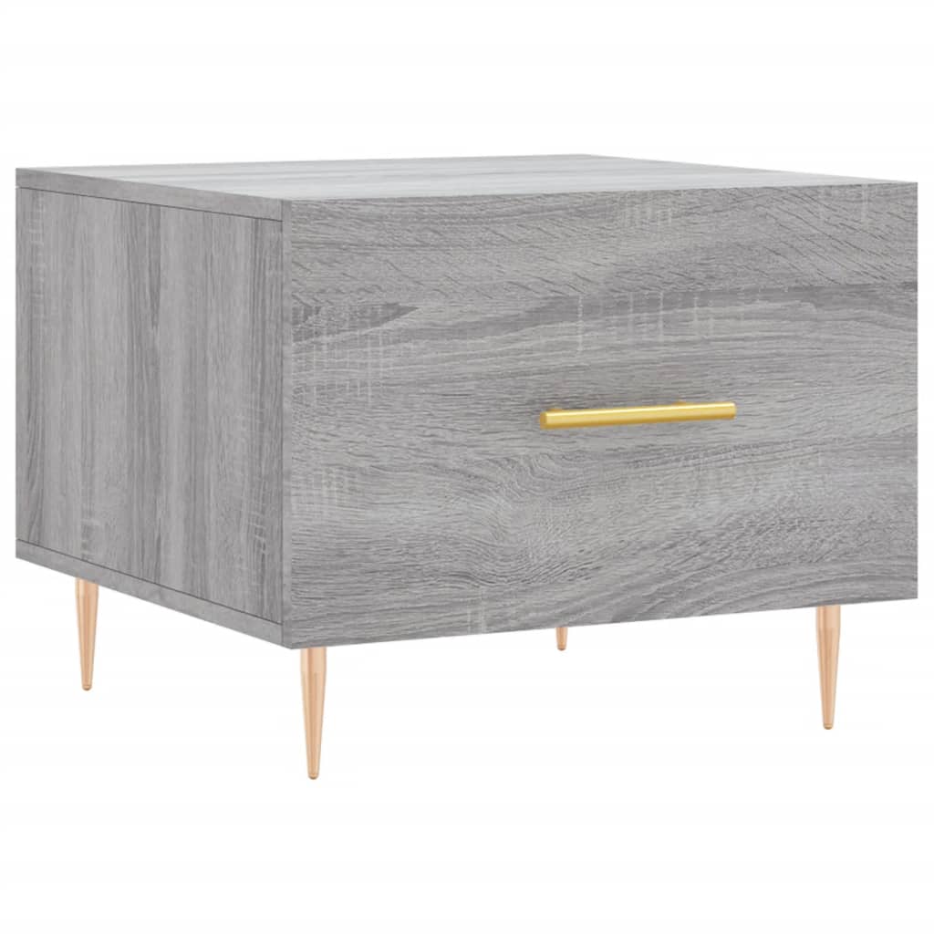 Tables basses 2 pcs sonoma gris 50x50x40 cm bois d’ingénierie - Tables basses
