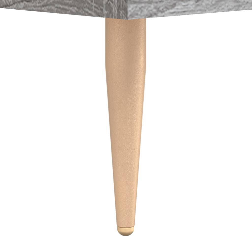 Tables basses 2 pcs sonoma gris 50x50x40 cm bois d’ingénierie - Tables basses