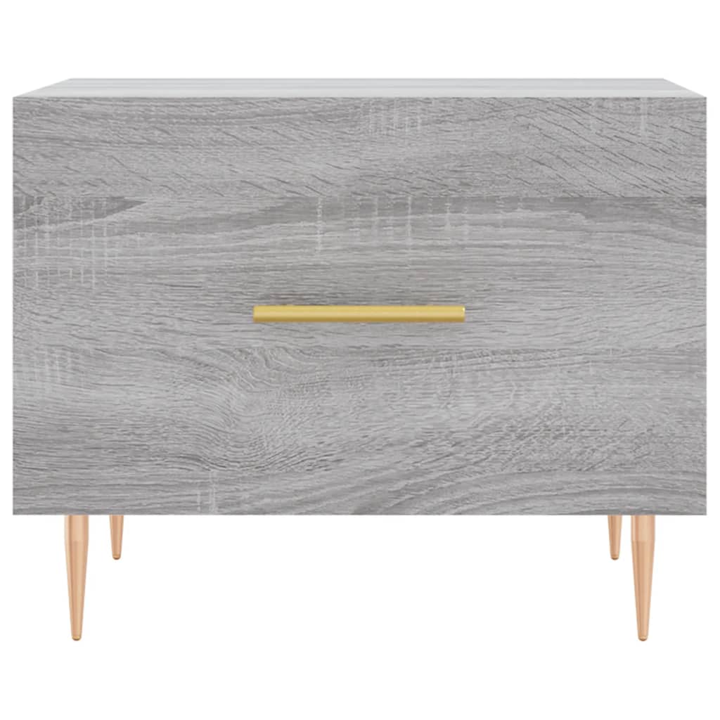 Tables basses 2 pcs sonoma gris 50x50x40 cm bois d’ingénierie - Tables basses