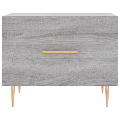 Tables basses 2 pcs sonoma gris 50x50x40 cm bois d’ingénierie - Tables basses