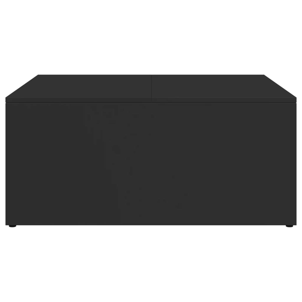 Tables basses gigognes 2 pcs noir bois d’ingénierie et métal - Tables basses