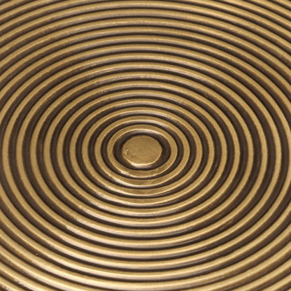 Tables basses lot de 2 laiton et noir métal - Tables basses