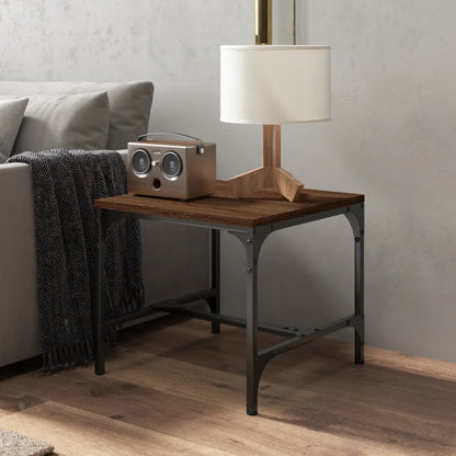 Tables d’appoint 2 pcs Chêne marron 40x40x35 cm Bois ingénierie - Tables basses