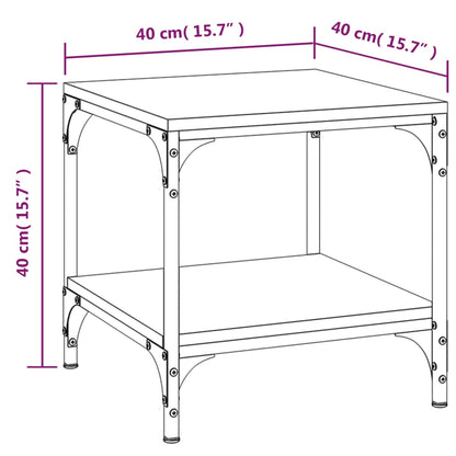 Tables d’appoint 2pcs Sonoma gris 40x40x40 cm Bois d’ingénierie - Tables basses