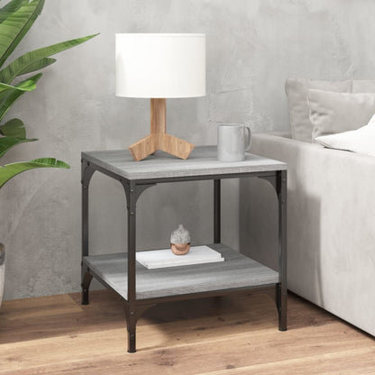 Tables d’appoint 2pcs Sonoma gris 40x40x40 cm Bois d’ingénierie - Tables basses
