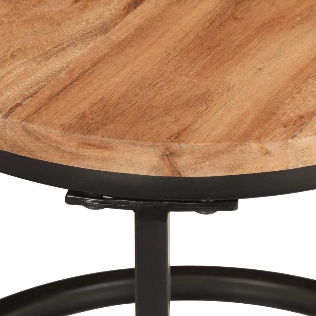 Tables gigognes 3 pcs bois massif d’acacia - Tables basses